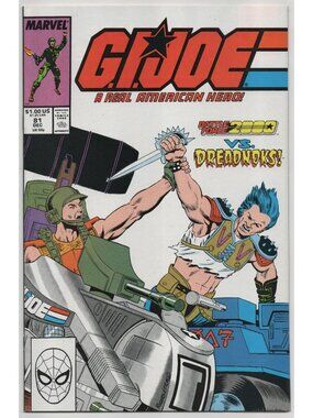 G.I. Joe A Real American Hero 81 Marvel Comics 1988 FN/VF 7.0 Direct
